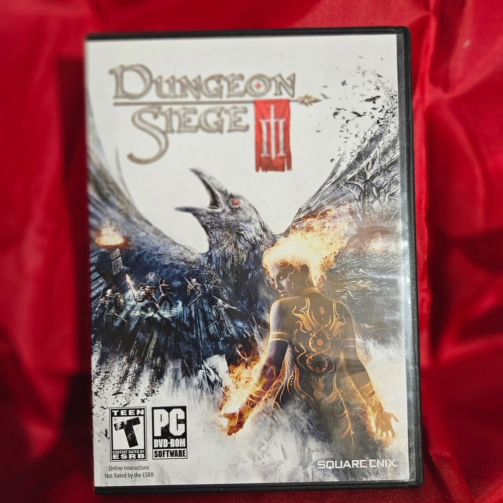 Dungeon Siege III 3 PC Game DVD ROM Square Enix‎ Action RPG Video Game